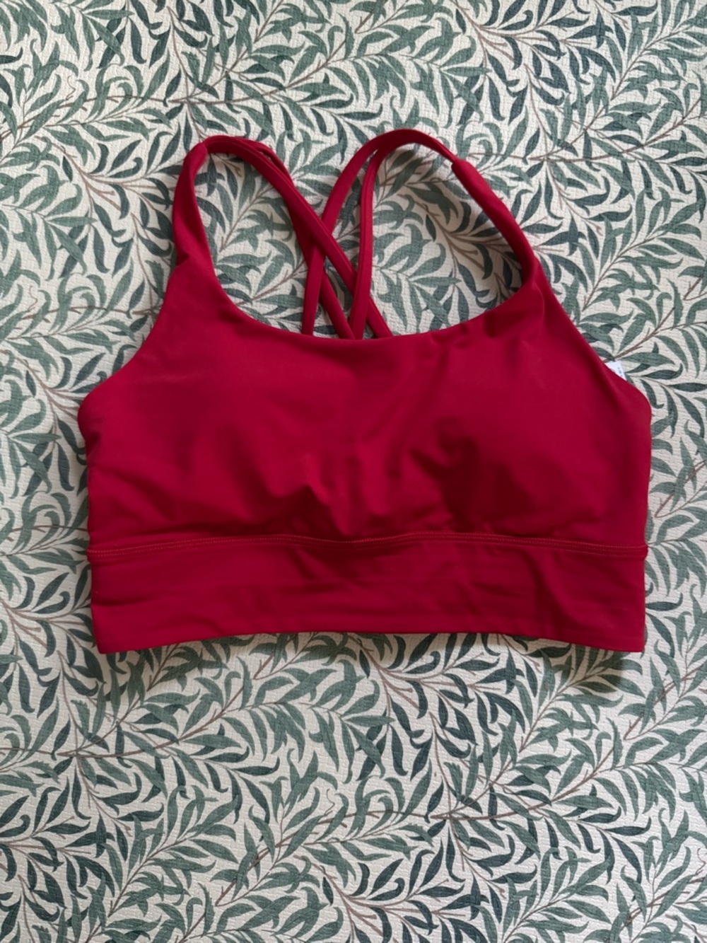 lululemon athletica Crisscross Strappy Sports Bra - Deep Red
